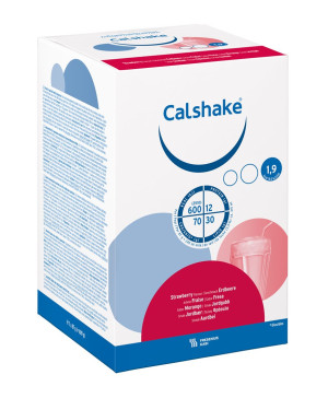 Calshake Erdbeere Drink Pulver - 7 Beutel