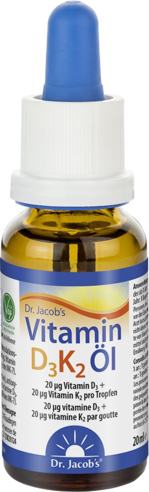 Dr. Jacob's Vitamin D3 K2 Oel - 20ml