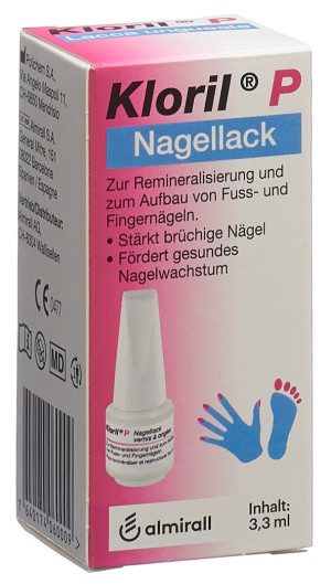 Kloril Nagellack zur Remineralisierung/Aufbau von Fuss & Fingernägeln - 3.3ml