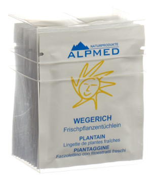 Alpmed Frischpflanzentüchlein Wegerich - 13 Stk.