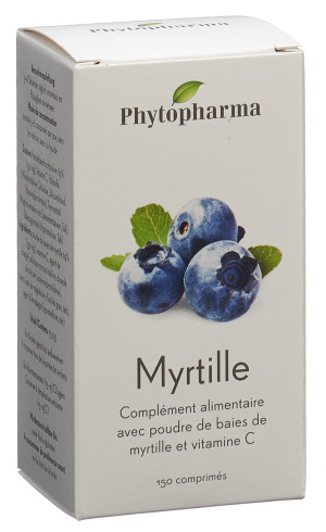 Phytopharma Schwarzbeere Tabletten - Dose mit 150 Stk.