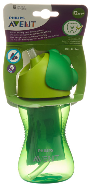 Avent Philips Strohhalmbecher Boy grün - 300ml