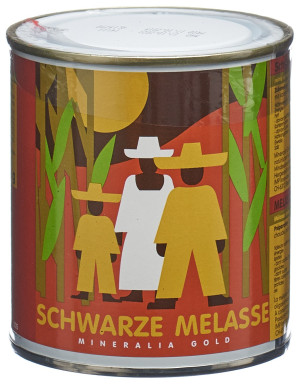 Mineralia Gold schwarze Zuckerrohrmelasse - 680g Dose