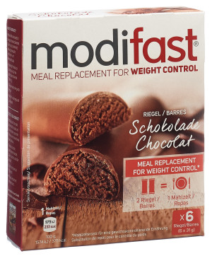 Modifast Weight Loss Riegel Schokolade - 6 x 31g