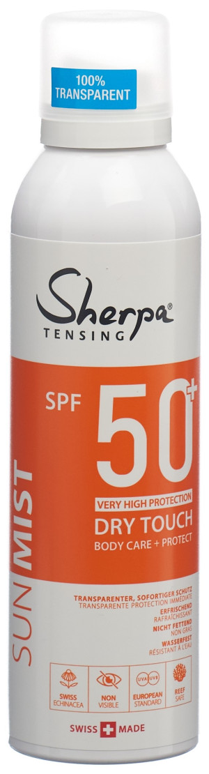 Sherpa Tensing Sprühnebel Invisible SPF 50+ - 200ml