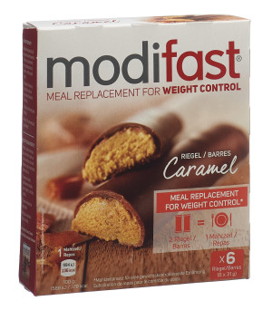 Modifast Weight Control Riegel Caramel - 6 Stk.