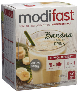 Modifast Drink Banane - 8 x 55g