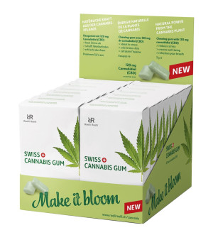 Swiss Cannabis Kaugummi Minze - Spar-BOX mit 16x24 Stk.