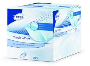Tena Wash Glove mit Folie - 175 Stk.