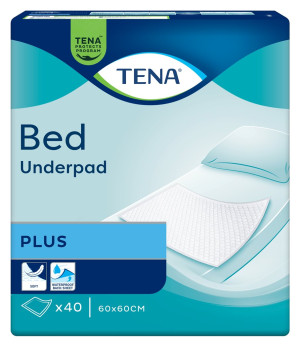 Tena Bed Plus Krankenunterlagen 60 x 60cm - 40 Stk.
