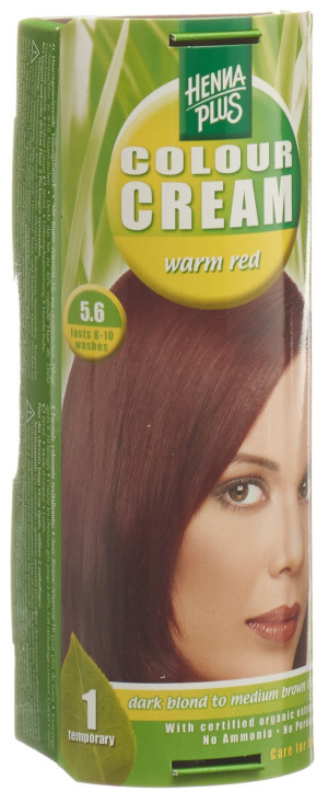 Kreson Henna Plus Colour Cream warmes Rot 5.6 - 60ml