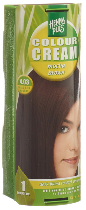 Kreson Henna Plus Colour Cream Mokka Braun 4.03 - 60ml