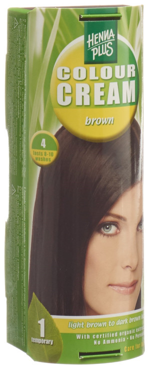 Kreson Henna Plus Colour Cream Braun 4 - 60ml