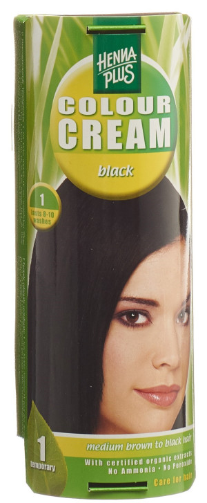 Kreson Henna Plus Colour Cream Schwarz 1 - 60ml