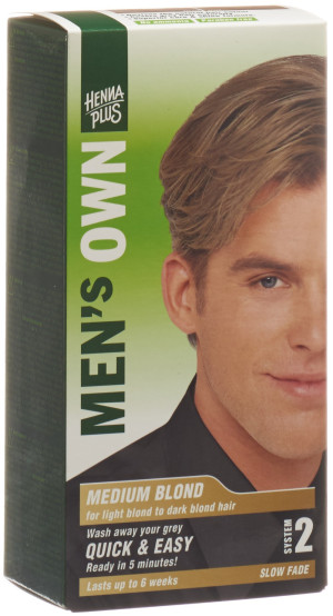 Kreson Henna Plus MENS`S OWN Mittel-Blond - 40ml
