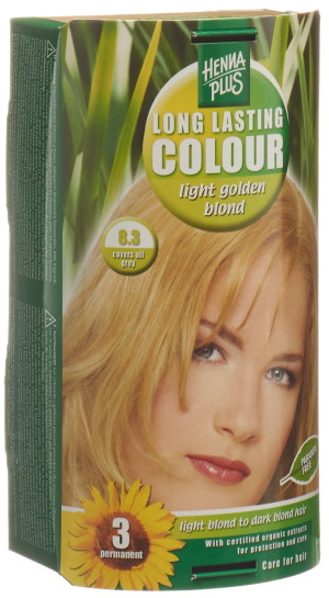 Kreson Henna Plus Long Lasting Colour Hell Gold Blond 8.3 - 100ml