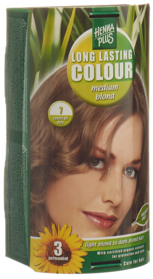 Kreson Henna Plus Long Lasting Colour Mittel Blond 7 - 100ml