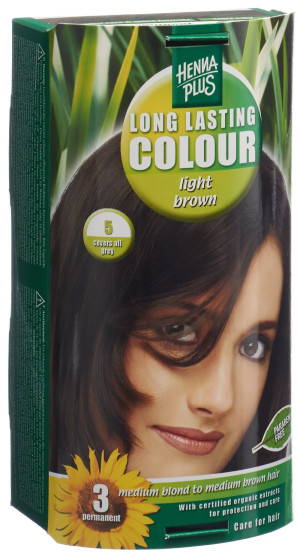 Kreson Henna Plus Long Lasting Colour Hell Braun 5 - 100ml