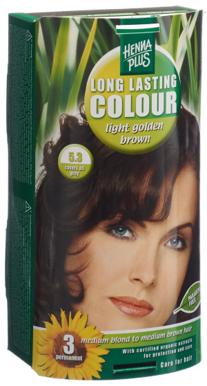 Kreson Henna Plus Long Lasting Colour Hell-Golden Braun 5.3 - 100ml
