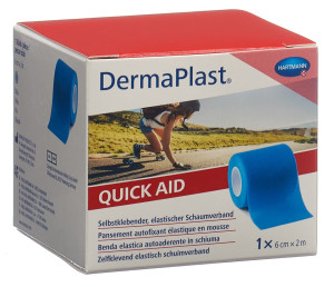 Dermaplast QuickAid Wundverband Pflaster - Blau - 6cm x 2m
