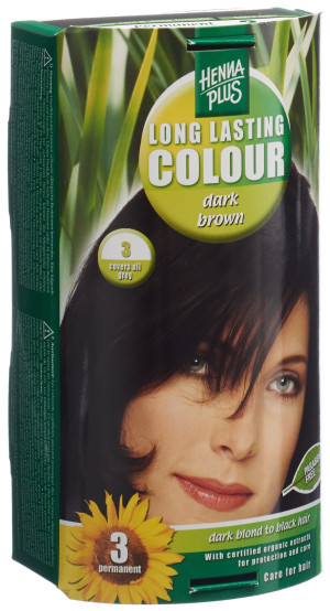 Kreson Henna Plus Long Lasting Colour Dunkelbraun 3 - 100ml
