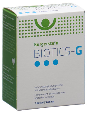 Burgerstein Biotics-G Milchsäurebakterien - 7 Sachets