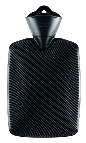 Emosan Wärmflasche Halblamelle schwarz - 1 Stk.