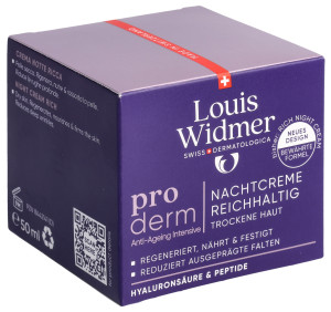 Louis Widmer proderm Nachtcreme Reichhaltig parf - 50ml