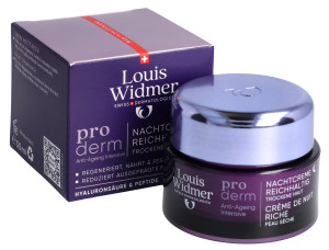 Louis Widmer proderm Nachtcreme Reichhaltig ohne Parfum - 50ml
