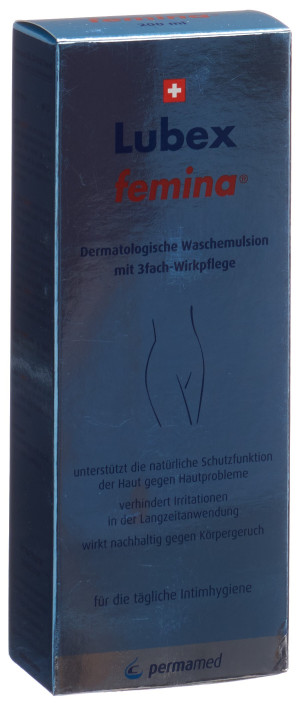 Lubex femina Waschemulsion mit 3-fach Wirkung - 200ml