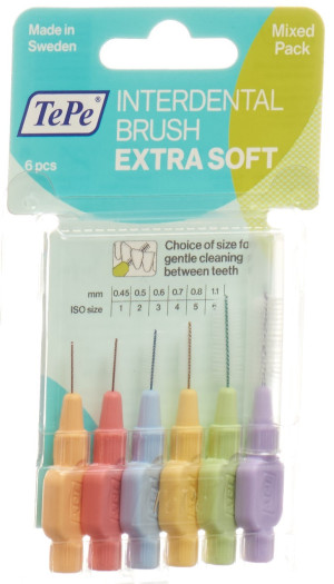 TePe Interdental-Brush extra-soft assortiert - 6 Stk.