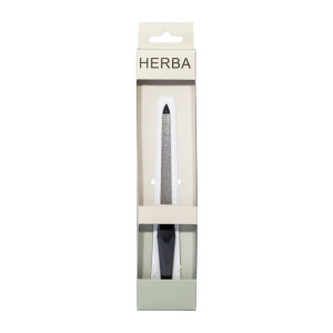 Herba Saphir-Formnagelfeile abgerundet grob/fein im Etui 17 cm - 1 Stk.
