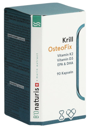 Bionaturis Krill-OsteoFix D3 K2 Krillöl + EPA/DHA - 90 Kaps.