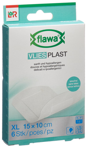 Flawa Vlies Plast 10 x 15cm - 6 Stk.