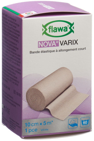 Flawa Nova Varix Kurzzugbinde hautfarbig - 10cm x 5m