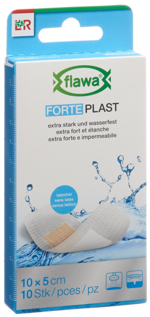 Flawa Forte Plast - 10 x 5cm - 10 Stk.