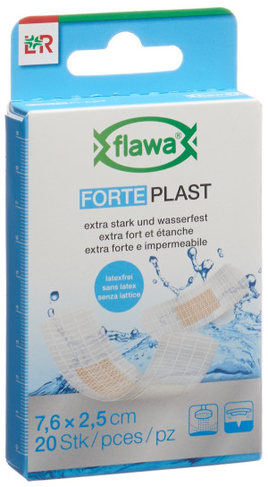 Flawa Forte Plast 2.5 x 7.6cm - 10 Stk.