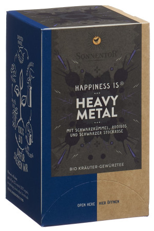 Sonnentor Happiness is Heavy Metal Tee Beutel - 18 Stk.