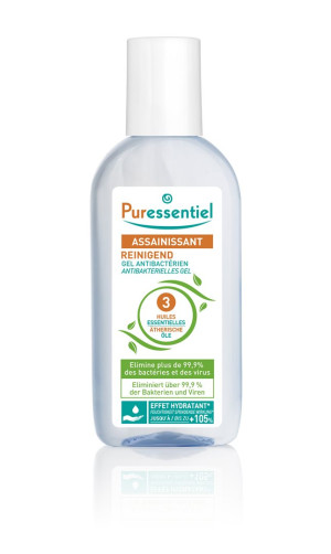 Puressentiel Reinigender antibakterieller Gel mit 3 ätherischen Ölen - 80ml