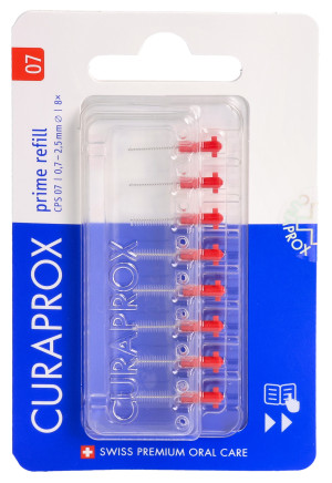 Curaprox CPS 07 prime refill rot - 8 Stk.