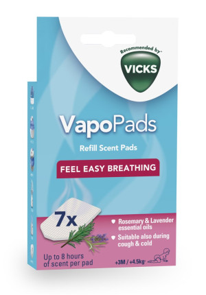 Vicks VapoPads Ersatzpads ROSMARIN-LAVENDEL - 7 Stk.