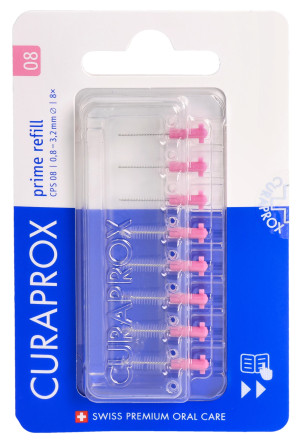 Curaprox CPS 08 prime refill pink - 8 Stk.