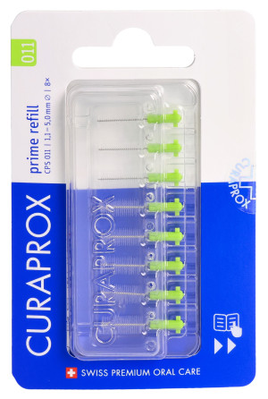 Curaprox CPS 011 prime refill lindengrün - 8 Stk.