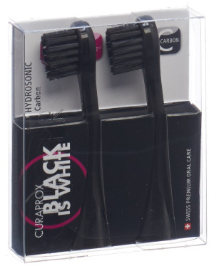 Curaprox Hydrosonic Black Is White Ersatzbürstenköpfe - 2 Stk.