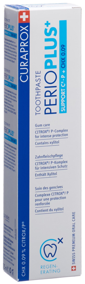 Curaprox Perio Plus Support CHX 0.09 % Tube - 75 ml