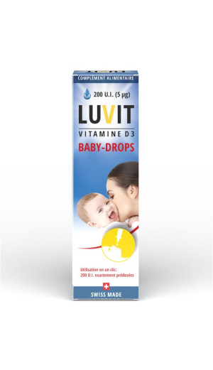 Luvit Vitamin D Baby-Drops Tropfflasche - 10 ml