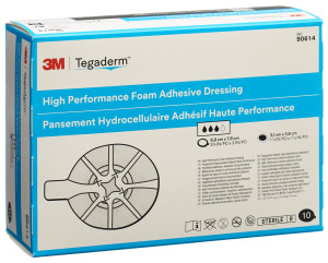 3M Tegaderm High Performance Foam Adhesive Dressing - 10 Stk.