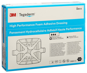 3M Tegaderm Foam Adhesive Schaumkompr. oval - 10.0 x 10.0cm - 10 Stk.