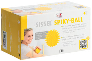 Sissel Spiky-Ball 8cm gelb - 2 Stk.