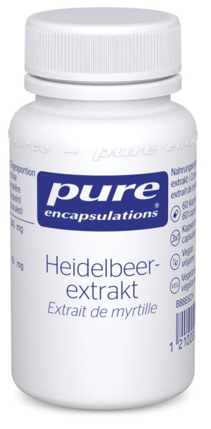 Pure Heidelbeer Extrakt Kapseln - 60 Stk.